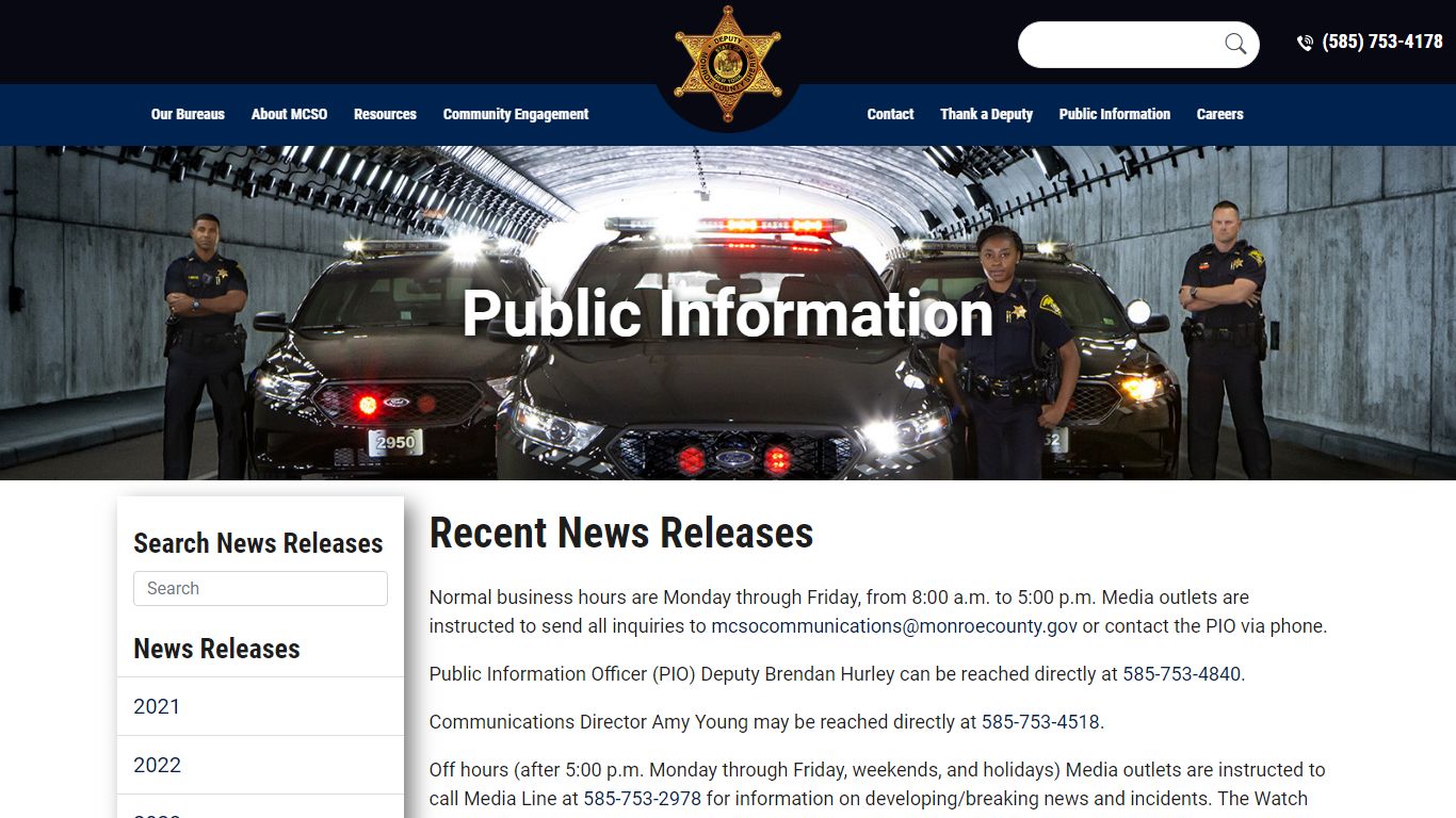 Public Information | Monroe County Sheriff